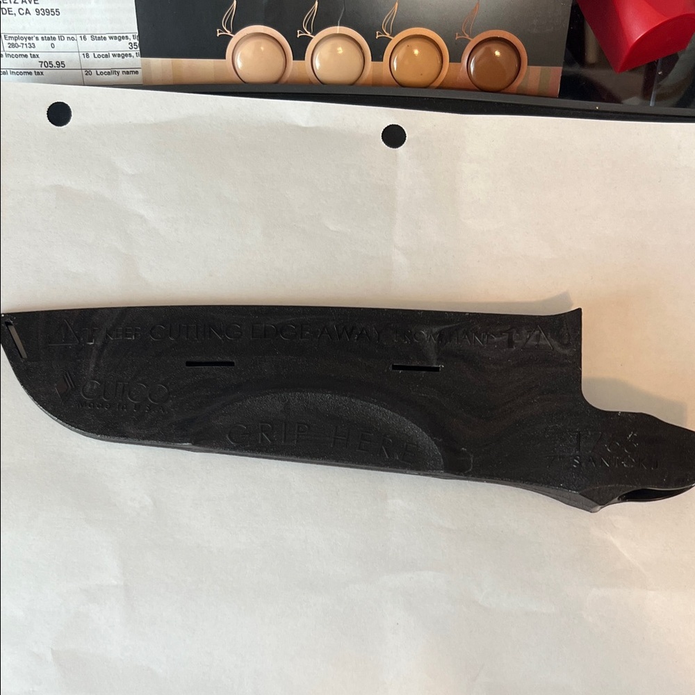 Cutco knife cover 1766 santoku 7 inch new
